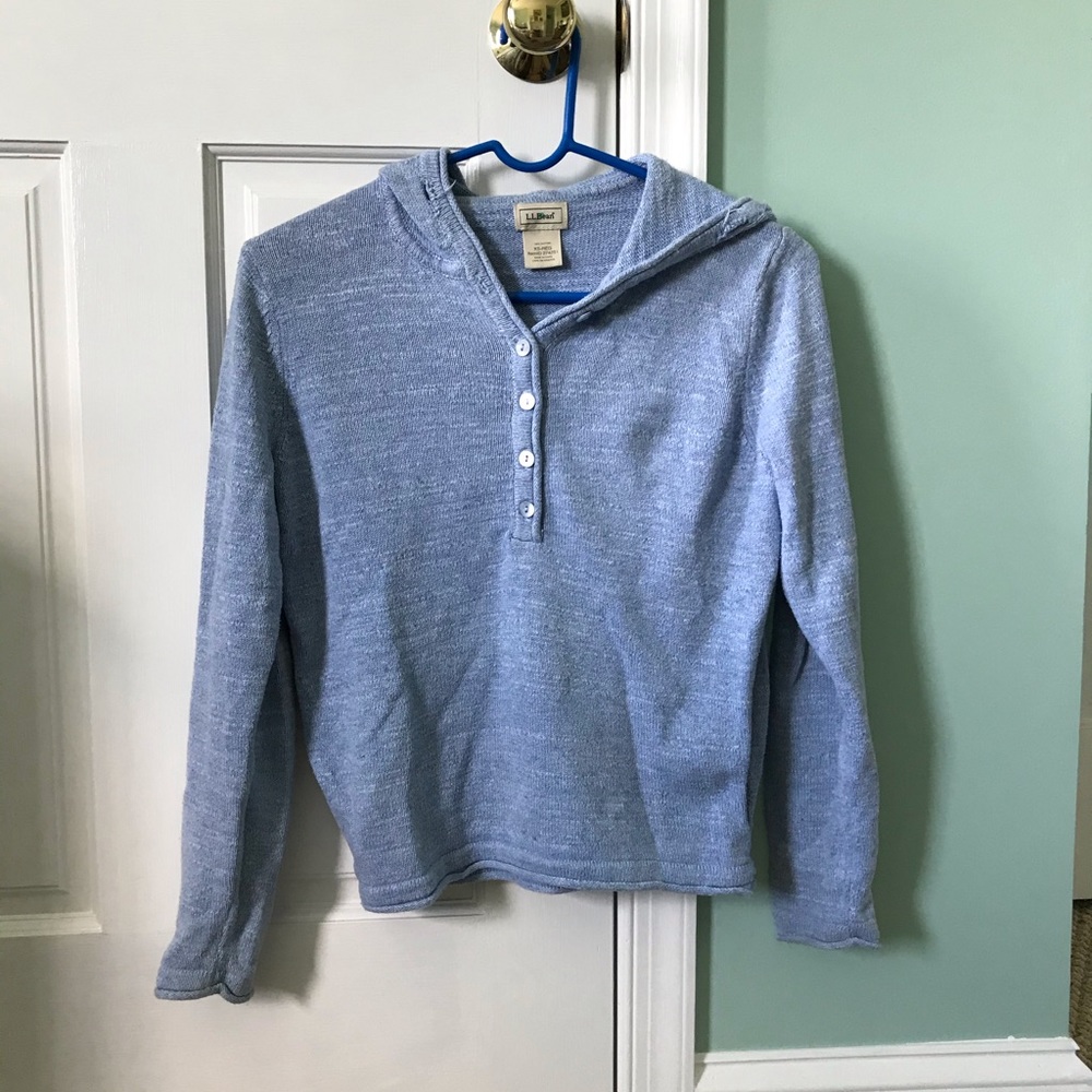 Blue Lands End Kids Sweater